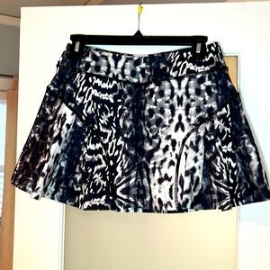 Leopard print tennis skirt/skort